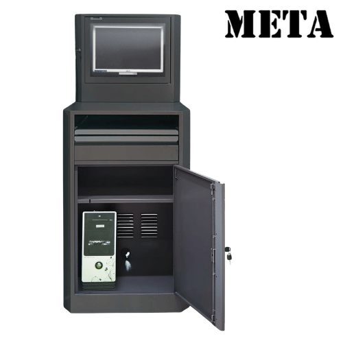 ตู้คอมเหล็ก META MC-2509-GR สีเทา_3